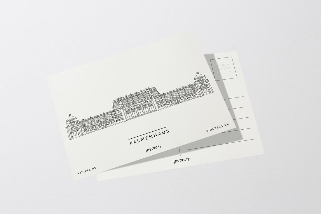 Palmenhaus Wien Postkarte postcard