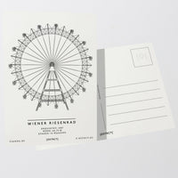 Wiener Riesenrad Postcard Postkarte