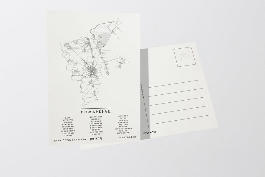 Pozarevac Serbien Serbia postcard Postkarte Razglednica