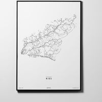Ries | 8010, 8036, 8044, 8047 | Graz | City Map Karte Plan Bild Print Poster Framed Mit Rahmen L & XL