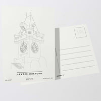 Grazer Uhrturm | Graz |  Postkarten Post Card