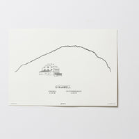 Sinabell & Guttenberghaus | Steiermark| Illustration | Zeichnung Bild Print Poster Ohne Rahmen Unframed