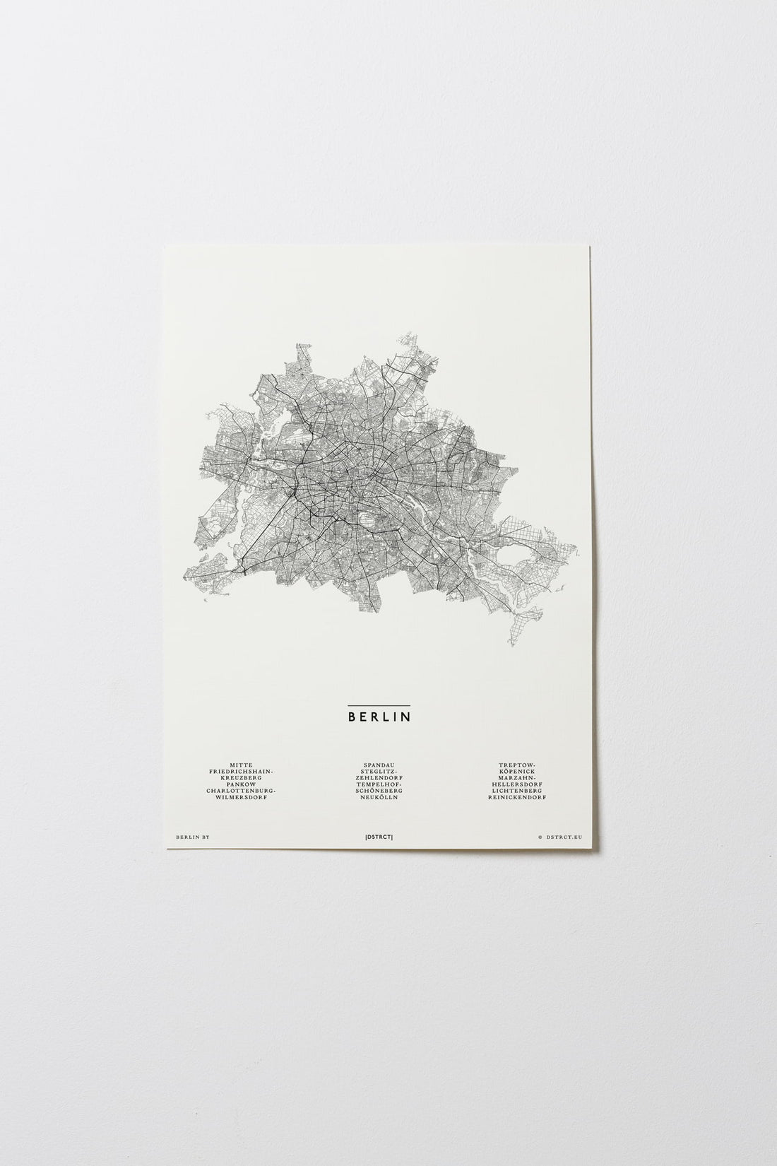 Berlin | Deutschland | City Map Karte Plan Bild Print Poster Mit Rahmen FramedBerlin | Deutschland | City Map Karte Plan Bild Print Poster Ohne Rahmen Unframed