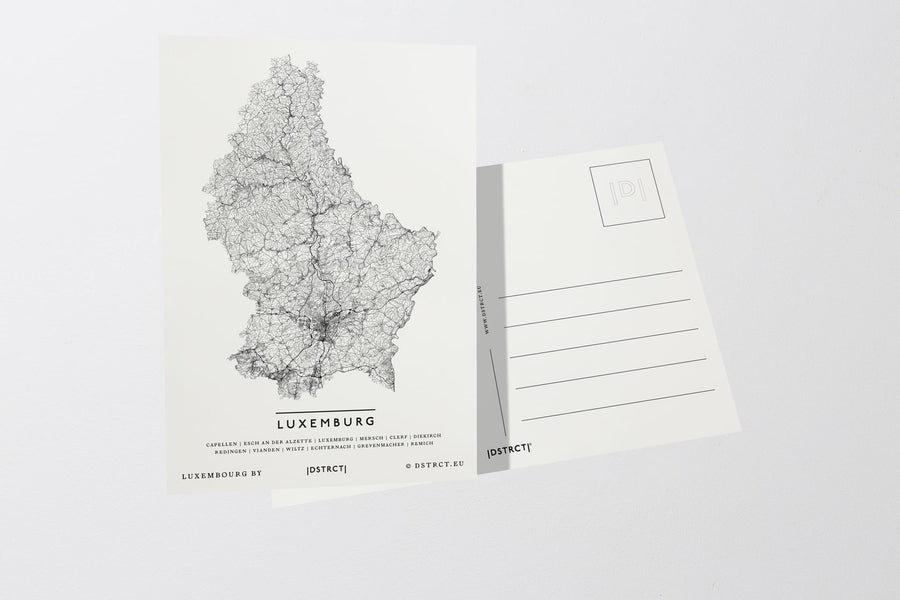 Luxemburg | Großherzogtum Luxemburg Postkarte Postcard