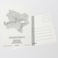 Niederösterreich Österreich Postkarte Postcard