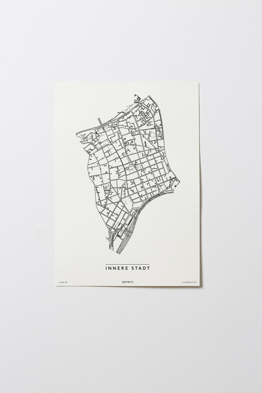 Innere Stadt | 4020 | Linz | City Map Karte Plan Bild Print Poster Ohne Rahmen Unframed