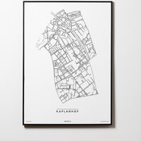 Kaplanhof | 4020 | Linz | City Map Karte Plan Bild Print Poster Mit Rahmen Framed L & XL
