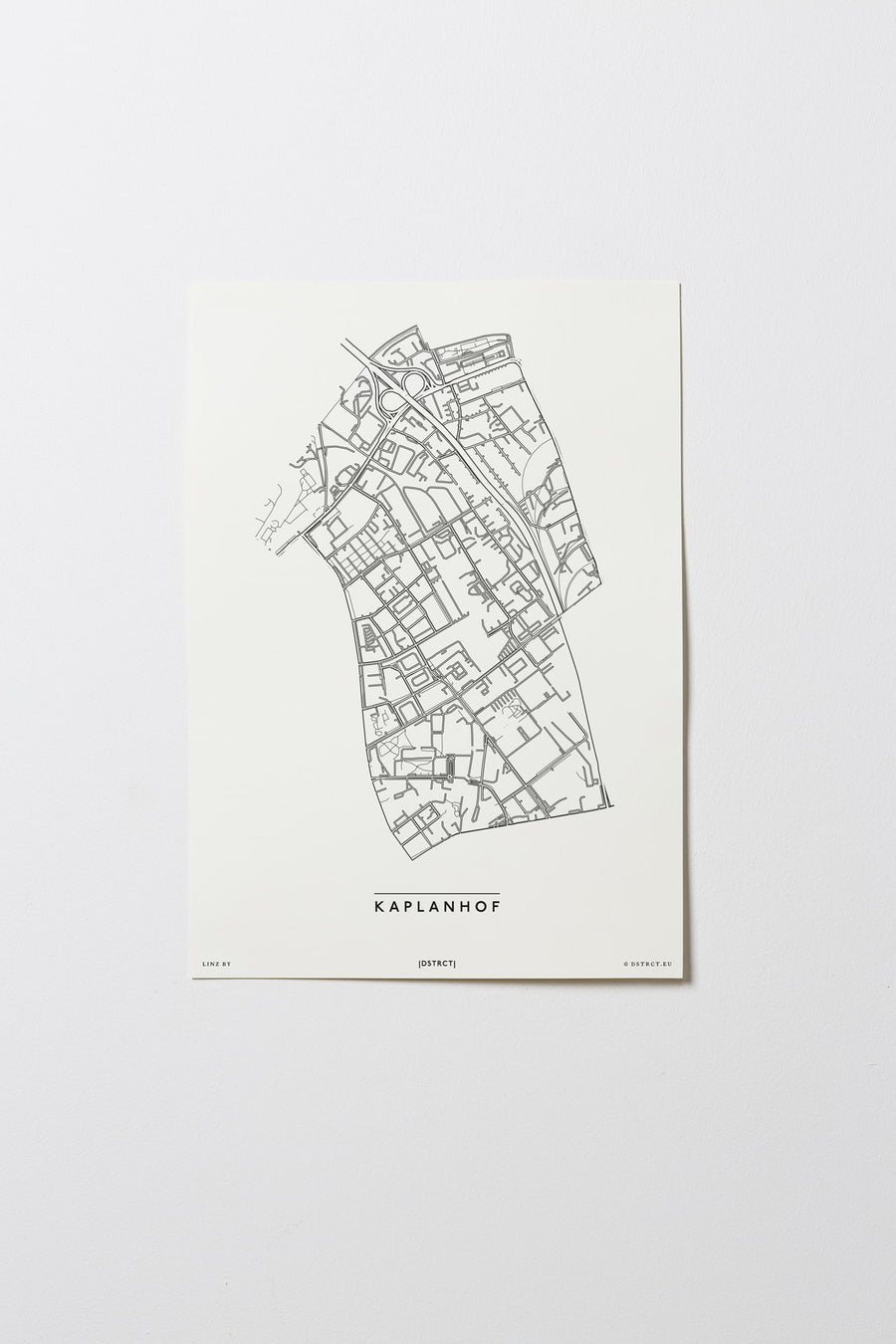 Kaplanhof | 4020 | Linz | City Map Karte Plan Bild Print Poster Ohne Rahmen Unframed