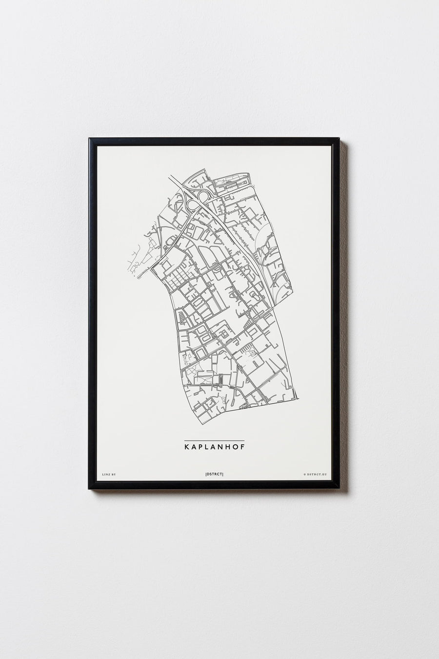 Kaplanhof | 4020 | Linz | City Map Karte Plan Bild Print Poster Mit Rahmen Framed