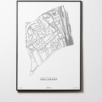 Spallerhof | 4020 | Linz | City Map Karte Plan Bild Poster Print Mit Rahmen Framed L & XL