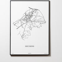 Ebelsberg | 4030 | Linz | City Map Karte Plan Bild Poster Print Mit Rahmen Framed L & XL
