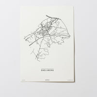 Ebelsberg | 4030 | Linz | City Map Karte Plan Bild Poster Print Ohne Rahmen Unframed