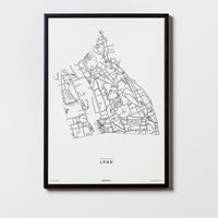 Lend | 8020 - 8051 | Graz | City Map Karte Plan Bild Print Poster Mit Rahmen Framed