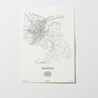 Dornbirn | 6850 | Vorarlberg | City Map Karte Plan Bild Print Poster Ohne Rahmen Unframed