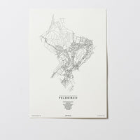 Feldkirch | 6800 | Vorarlberg | City Map Karte Plan Bild Print Poster Ohne Rahmen Unframed