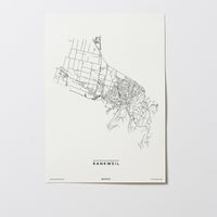 Rankweil | 6830 | Vorarlberg | City Map Karte Plan Bild Print Poster Ohne Rahmen Unframed