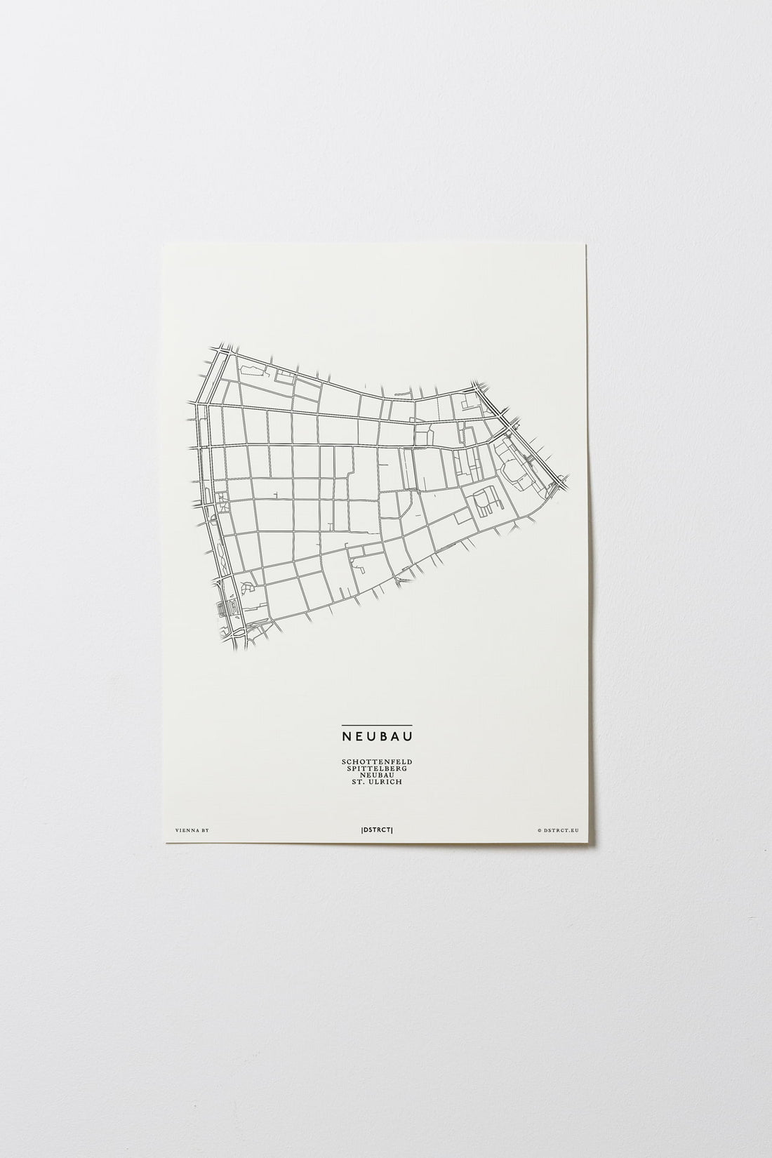 Neubau | 1070 | Wien | City Map Karte Plan Bild Print Poster Ohne Rahmen Unframed