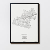 Meidling | 1120 | Wien | City Map Karte Plan Bild Print Poster Mit Rahmen Framed
