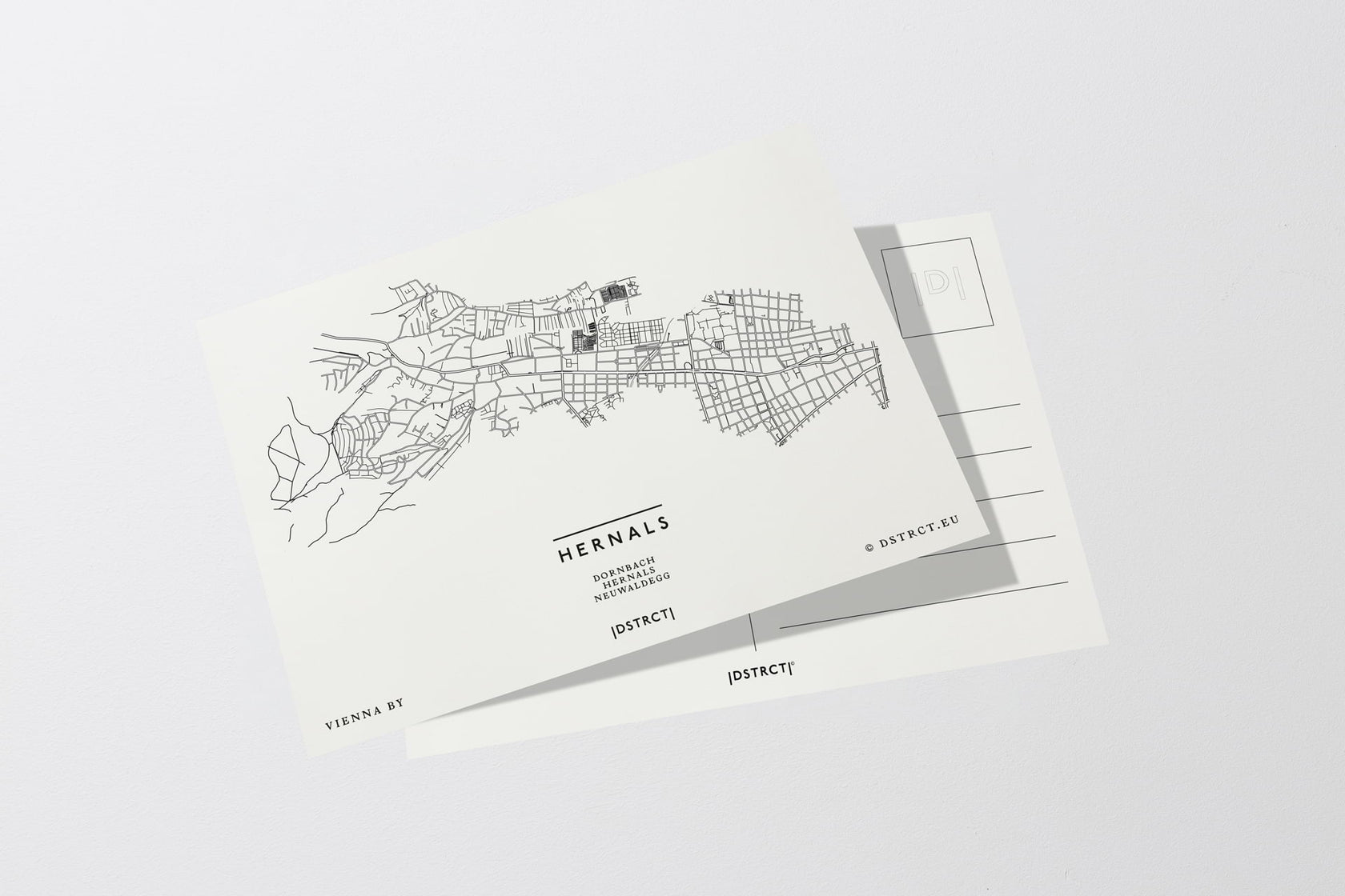 Hernals 1170 Wien City Map Karte Plan Bild Print Poster DSTRCT