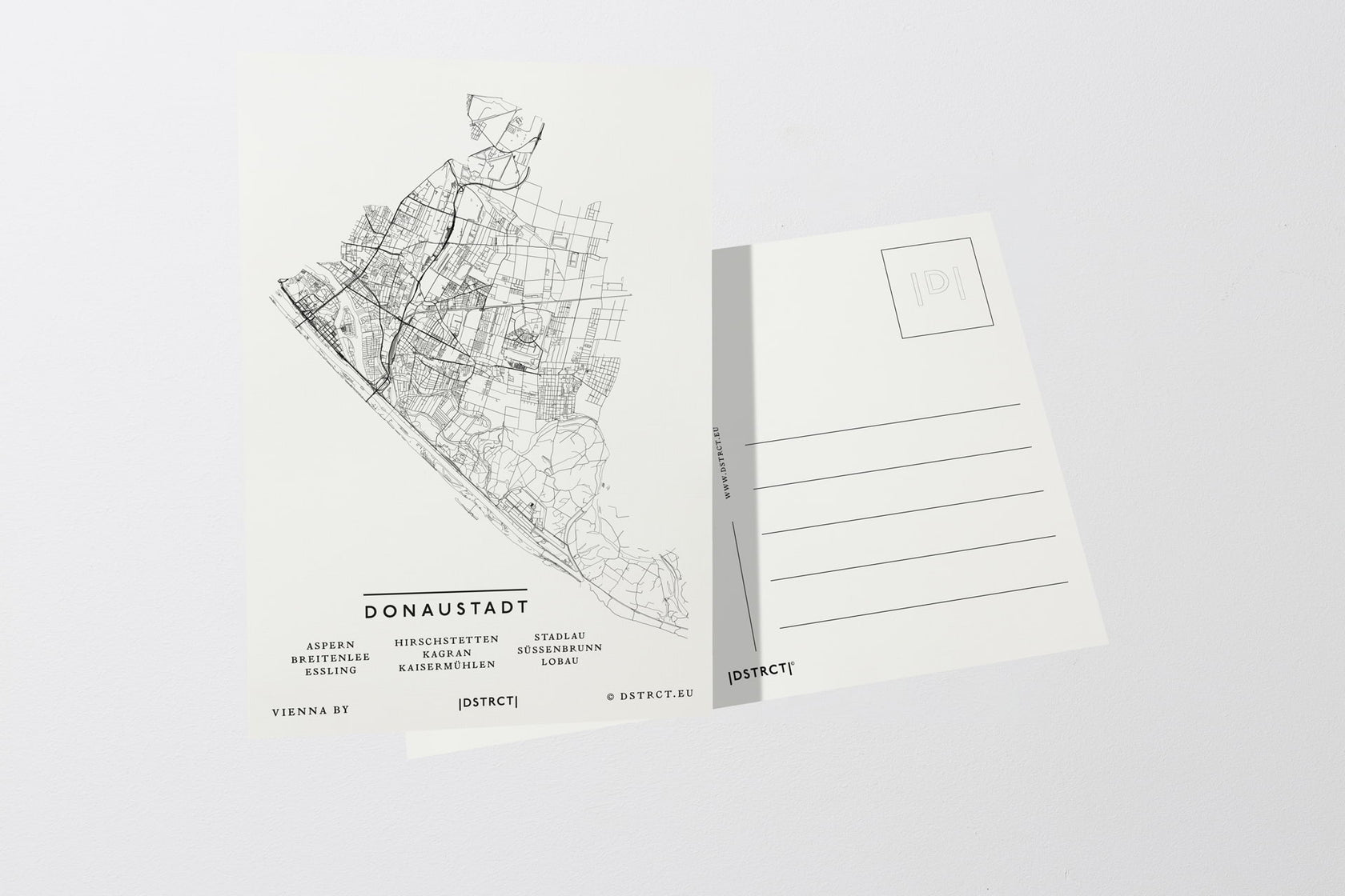 Donaustadt | 1220 | Wien | City Map Karte Plan Bild Print Poster – DSTRCT