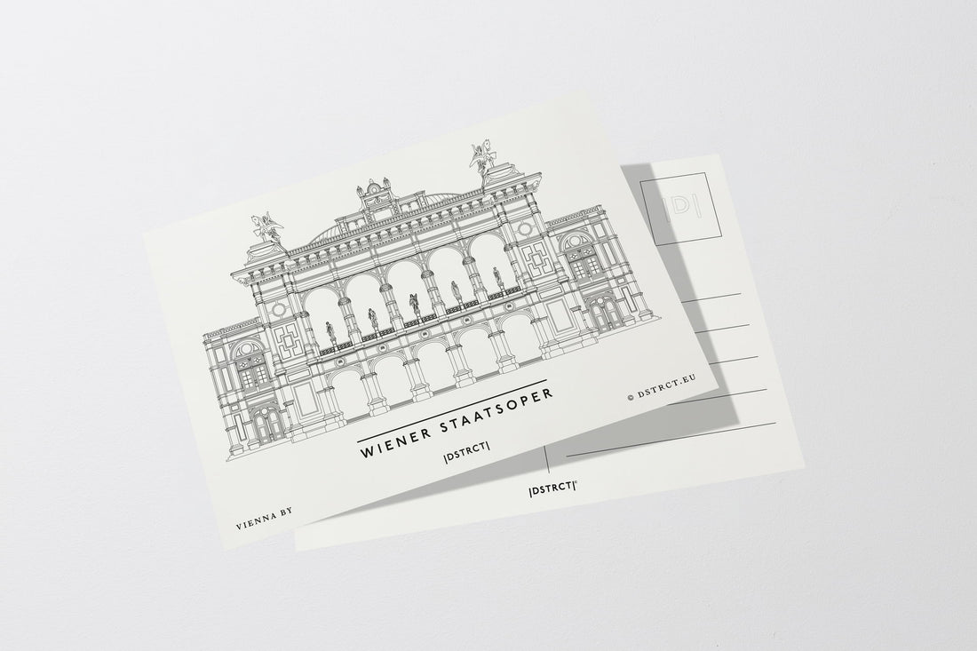 Wiener Staatsoper Wien Postkarte Postcard
